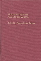 Holocaust scholars write to the Vatican