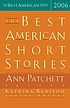 The best American short stories, 2006 por Ann Patchett