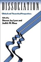 Dissociation : clinical and theoretical perspectives