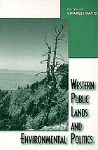 Western public lands and environmental politics
