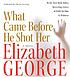 What came before he shot her by Elizabeth George