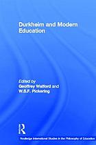 Durkheim and modern education