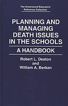Planning and managing death issues in the schools