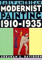 Early American modernist painting, 1910-1935