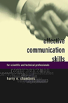 Effective communication skills for scientific and technical professionals