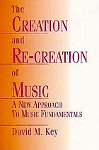 The creation and re-creation of music : a new approach to music fundamentals