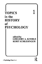 Topics in the history of psychology