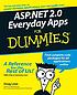 ASP.NET 2.0 everyday apps for dummies por Doug Lowe