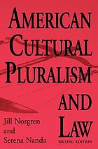 American cultural pluralism and law
