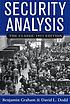 Security analysis von Benjamin Graham
