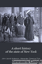 A short history of the state of New York