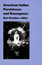 American Indian persistence and resurgence
