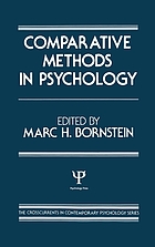 Comparative methods in psychology