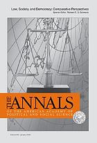 Law, society, and democracy : comparative perspectives