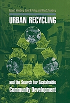 Urban recycling and the search for sustainable community development