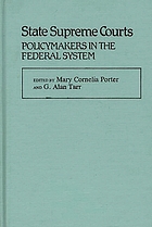 State supreme courts : policymakers in the federal system
