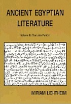 Ancient Egyptian Literature: A Book of Readings cover image