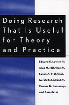Doing research that is useful for theory and practice