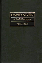 David Niven : a bio-bibliography