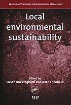 Local environmental sustainability