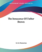 The innocence of Father Brown