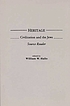 Heritage : civilization and the Jews : source... door William W Hallo