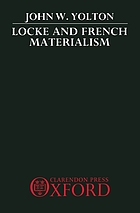 Locke and French materialism
