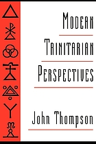 Modern trinitarian perspectives