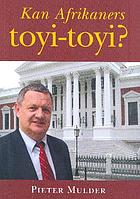 Kan Afrikaners toyi-toyi?