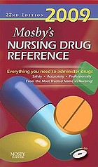 Mosby's 2009 nursing drug reference