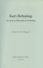 Kant's methodology : an essay in philosophical archeology