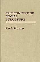 The concept of social structure