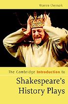 The Cambridge introduction to Shakespeare's history plays