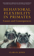 Behavioral flexibility in primates cover image