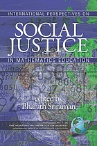 International perspectives on social justice in mathematics education