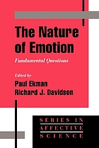 The nature of emotion : fundamental questions