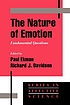 The nature of emotion : fundamental questions