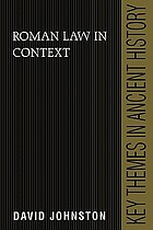 Roman law in context