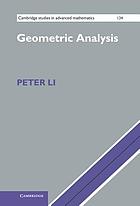 Geometric analysis