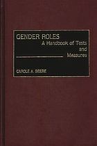 Gender roles : a handbook of tests and measures