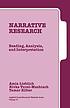 Narrative research : reading, analysis and interpretation by  Amia Lieblich 