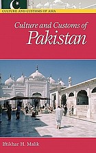 Culture and customs of Pakistan