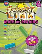 Summer link math plus reading, summer before 6.