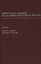 Structural change in an urban industrial region : the northeastern Ohio case