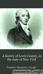 A history of Lewis County, in the state of New York : from the beginning of its settlement to the present time