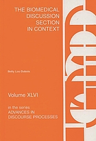 The biomedical discussion section in context