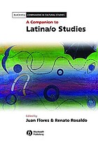 A Companion to Latina/o Studies cover image