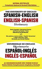The University of Chicago Spanish dictionary