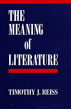 The meaning of literature