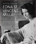 Selected poems of Edna St. Vincent Millay